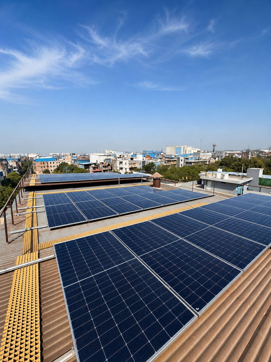 Solar Panels at Facility